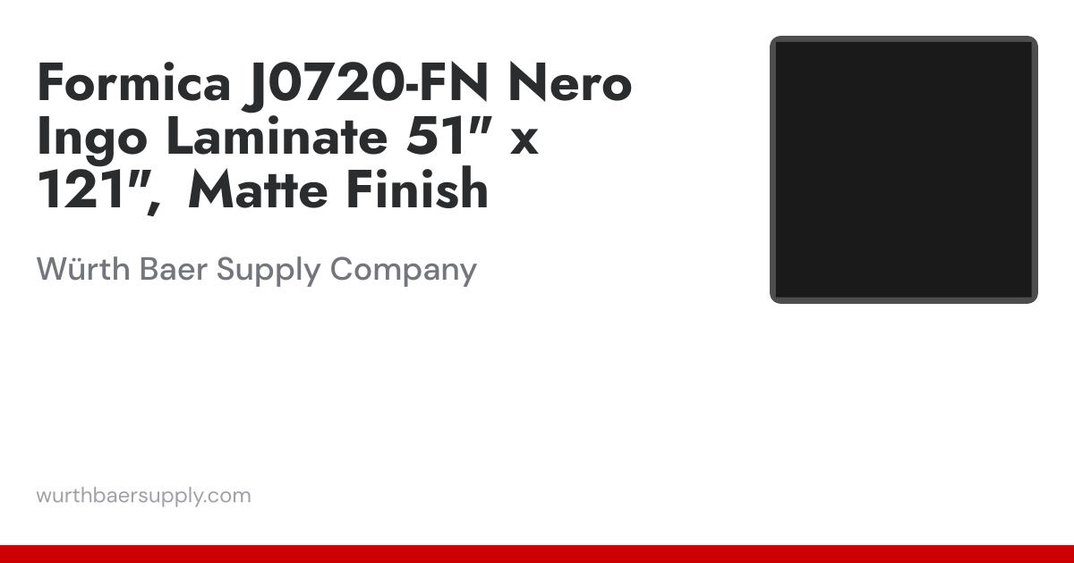 Formica J0720-FN Nero Ingo Laminate, 51