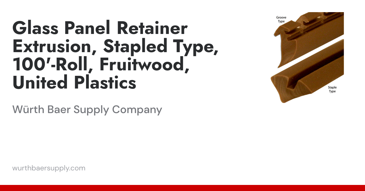 Glass Panel Retainer Extrusions Stapled Type, Rubber Extrusion 100 ...