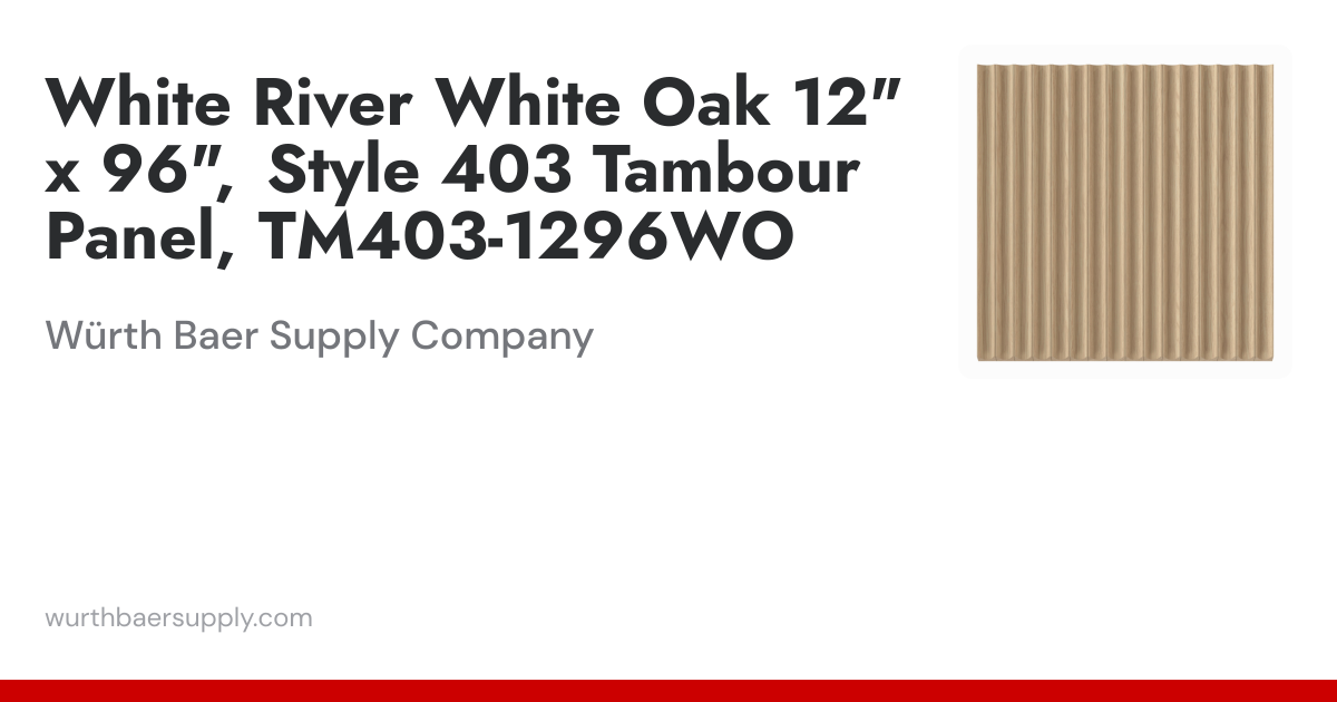 White River White Oak 12