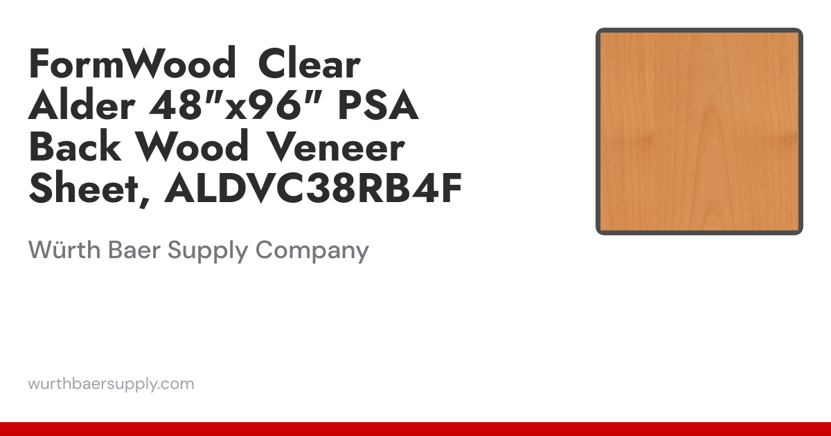 FormWood Clear Alder 48