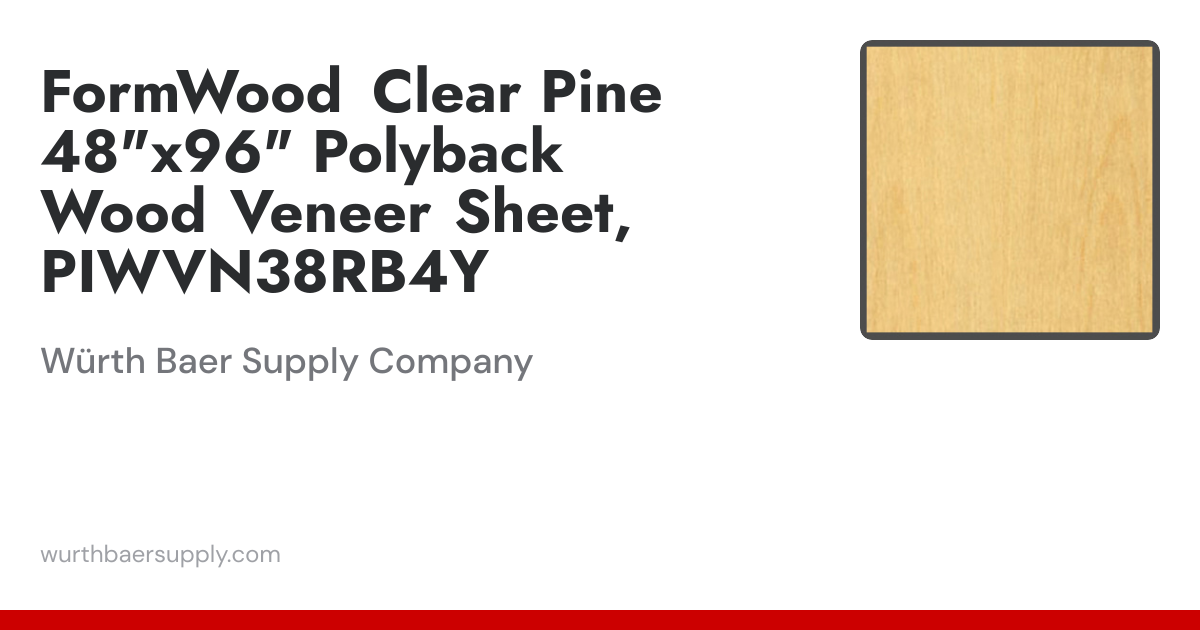 FormWood Clear Pine 48