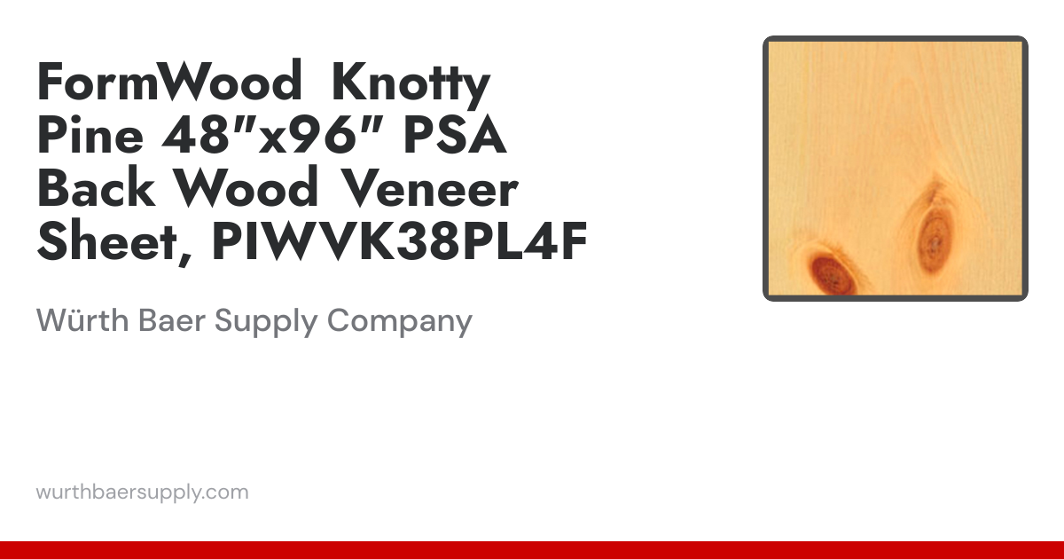 FormWood Knotty Pine 48