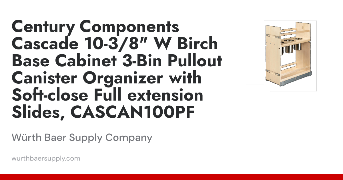 Century Components Cascade 10-3/8