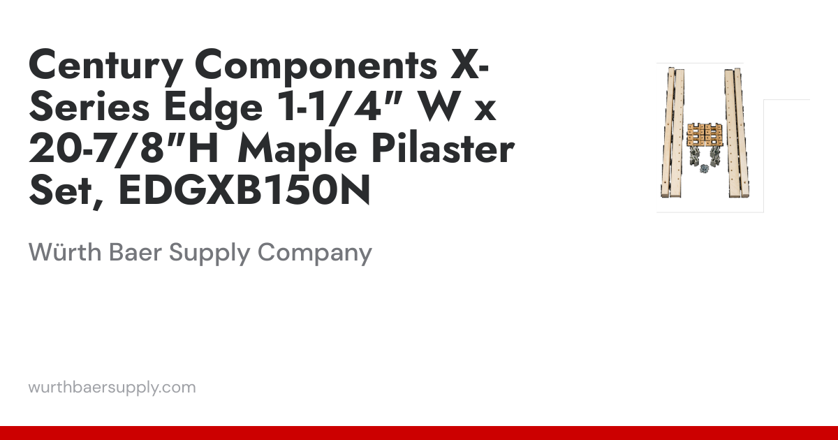 Century Components X-Series Edge 1-1/4