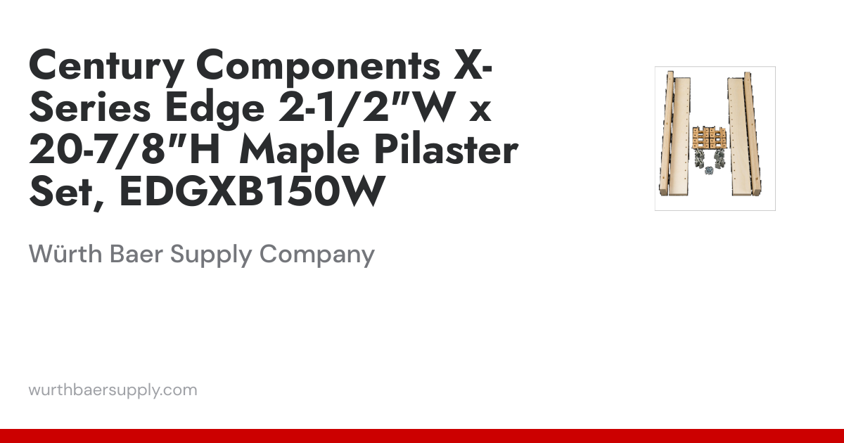 Century Components X-Series Edge 2-1/2